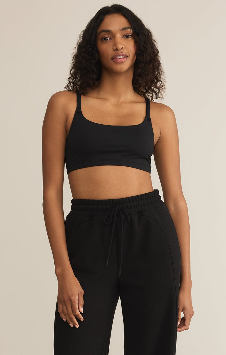 Tops Luxe Smooth Jersey Bralette Black