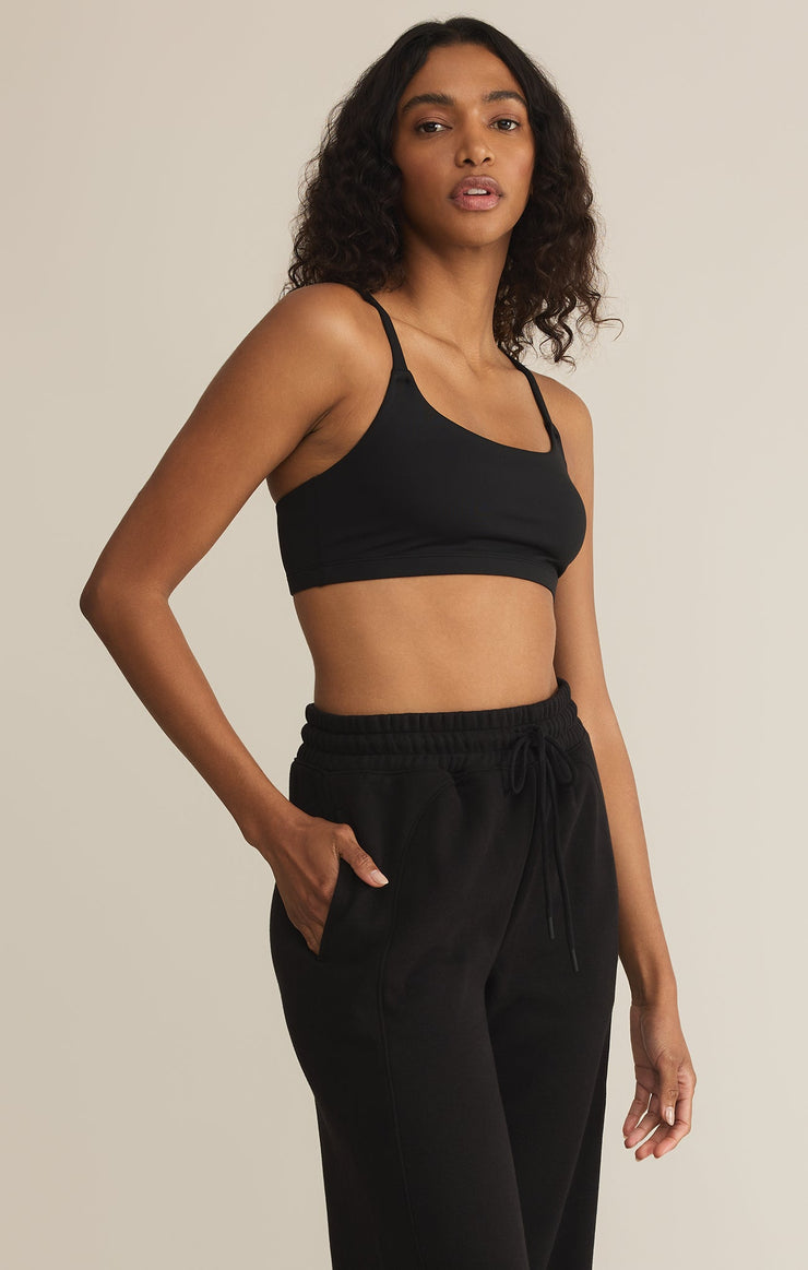 Tops Luxe Smooth Jersey Bralette Black