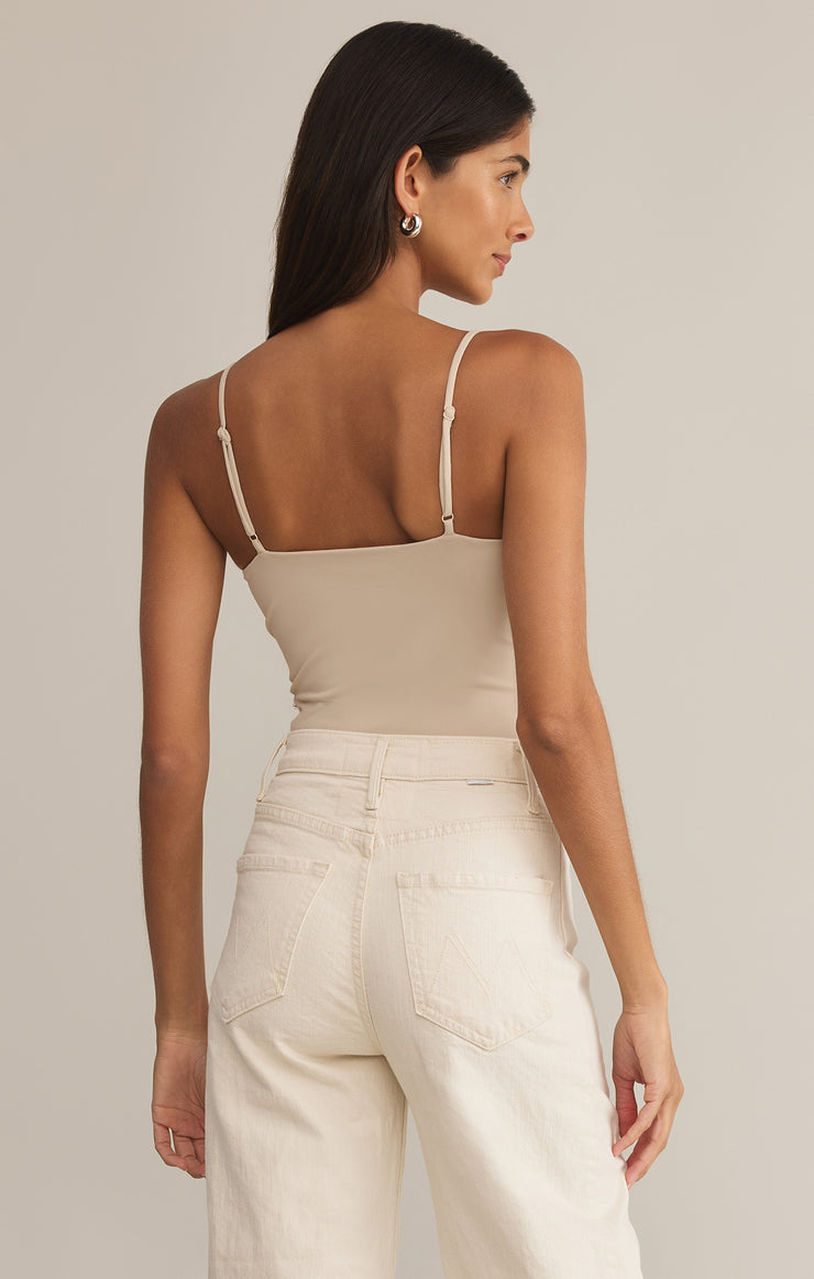 Tops Luxe Smooth Jersey Bodysuit Sandshell