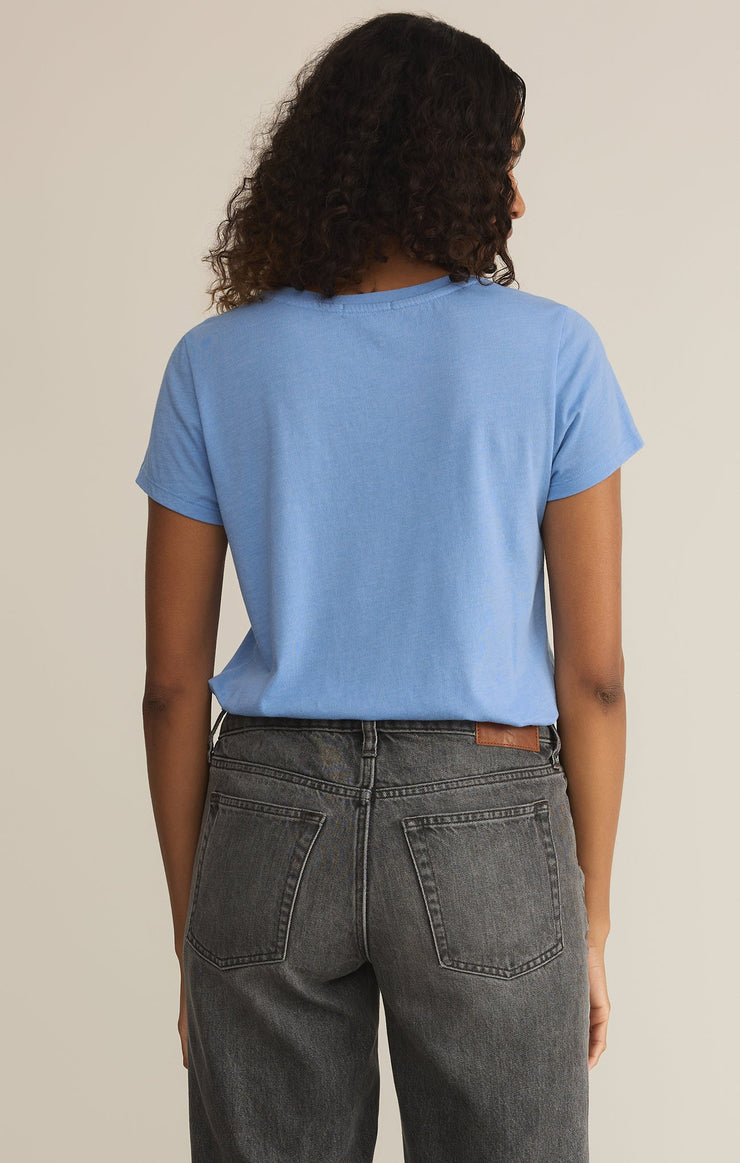 Tops Anywhere Scoop Neck Tee Blue River