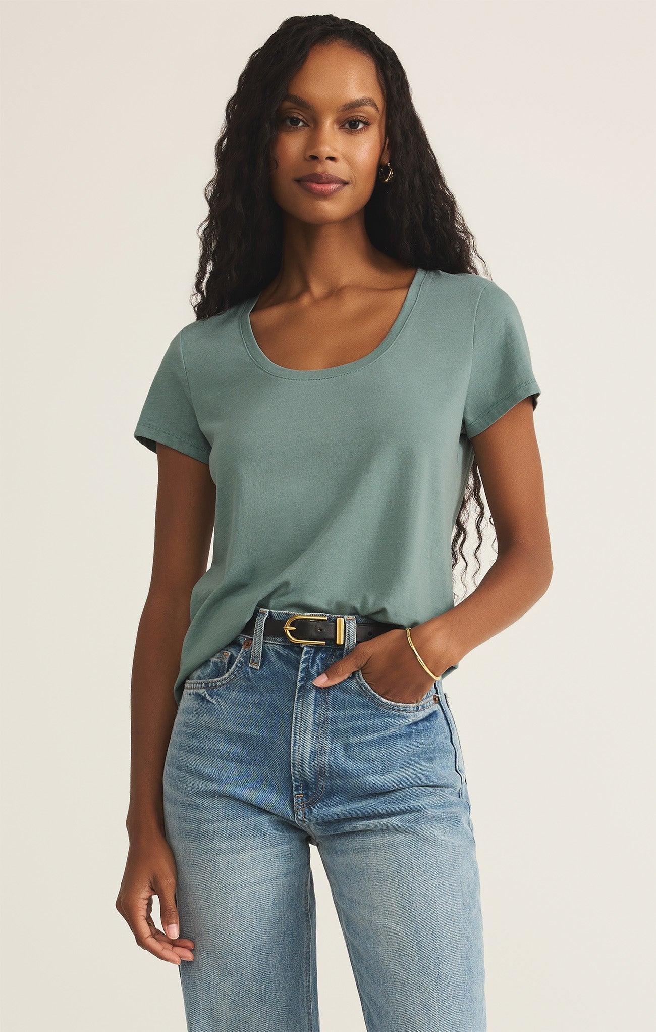 Anywhere Scoop Neck Tee – Z SUPPLY