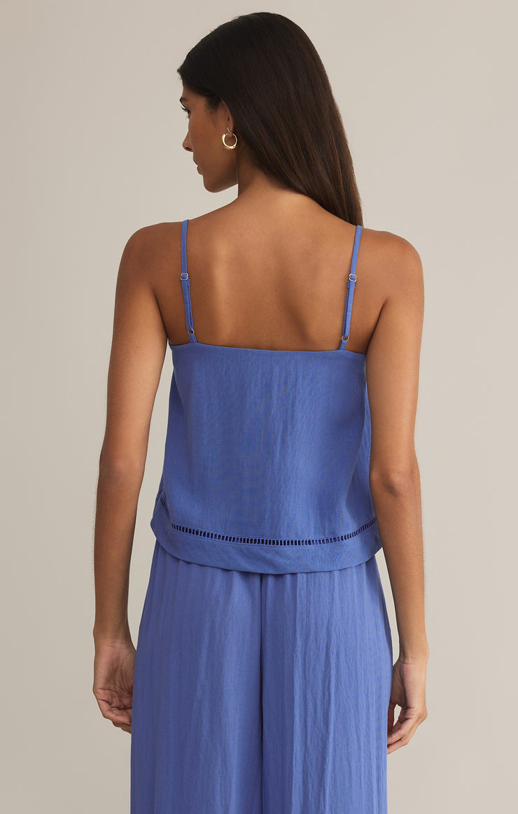 Tops La Luz Textured Tank Riviera