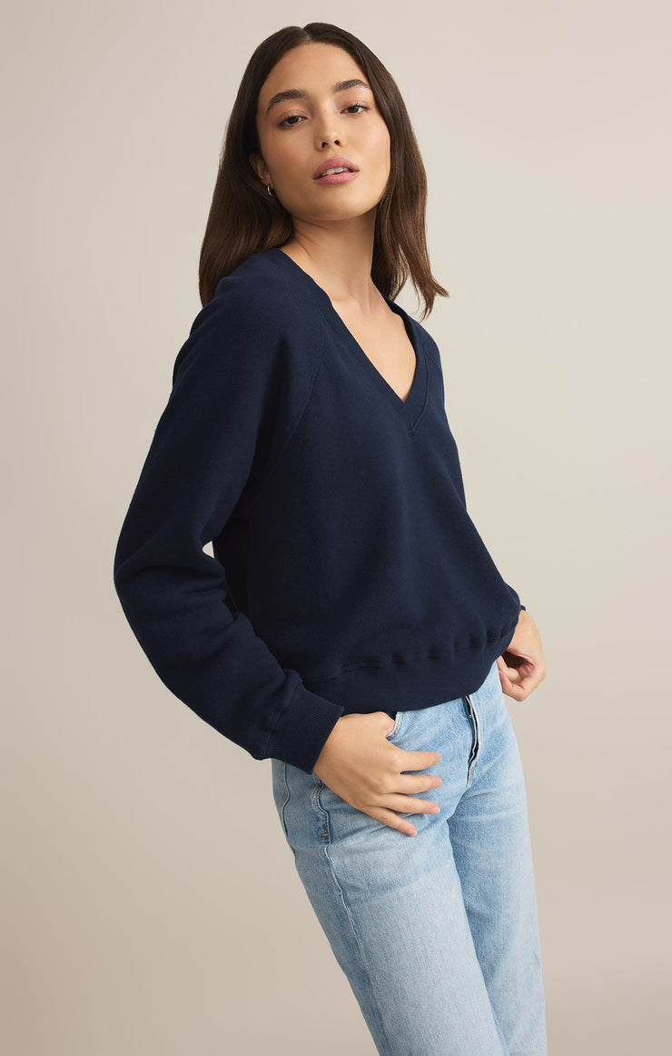 Tops Avenue V-Neck Sweatshirt Avenue V-Neck Sweatshirt