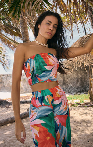 Bijou Villa Floral Tube Top – Z SUPPLY