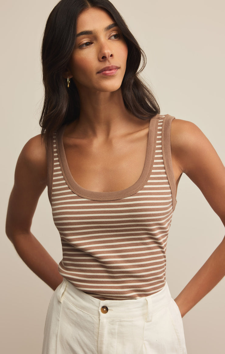 Tops Elin Stripe Rib Tank Elin Stripe Rib Tank