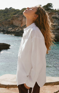 TopsElevated Poplin Button Up Elevated Poplin Button Up