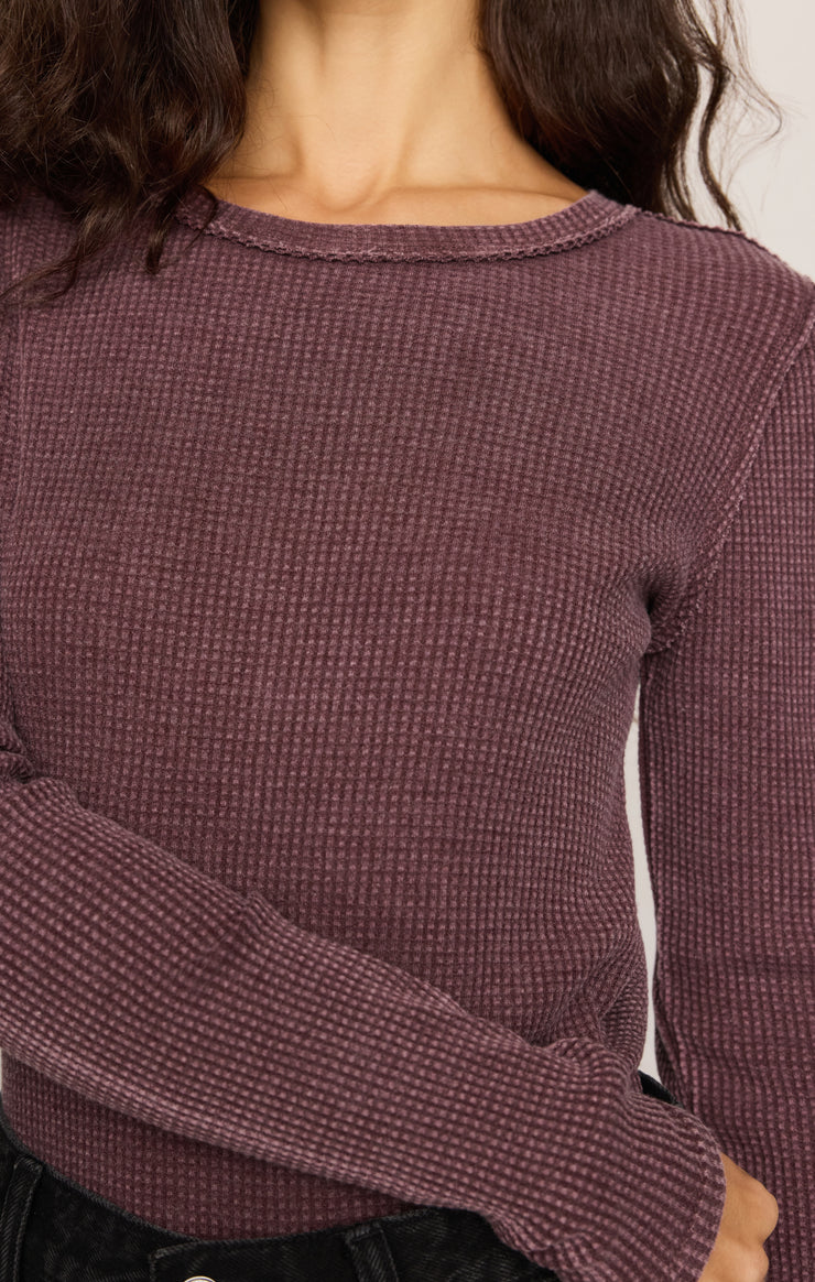 Tops Arlet Mini Thermal Top Berry Noir