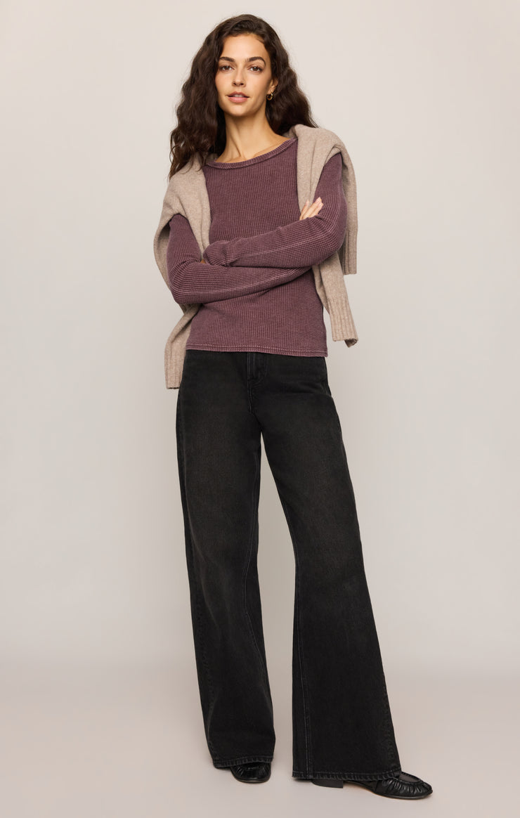Tops Arlet Mini Thermal Top Berry Noir