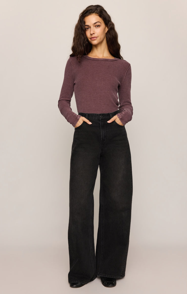 Tops Arlet Mini Thermal Top Berry Noir