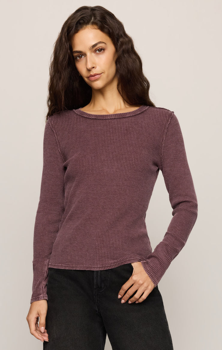 Tops Arlet Mini Thermal Top Berry Noir