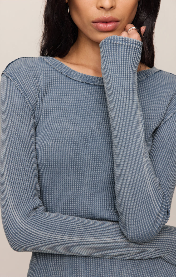 Tops Arlet Mini Thermal Top Mineral Blue