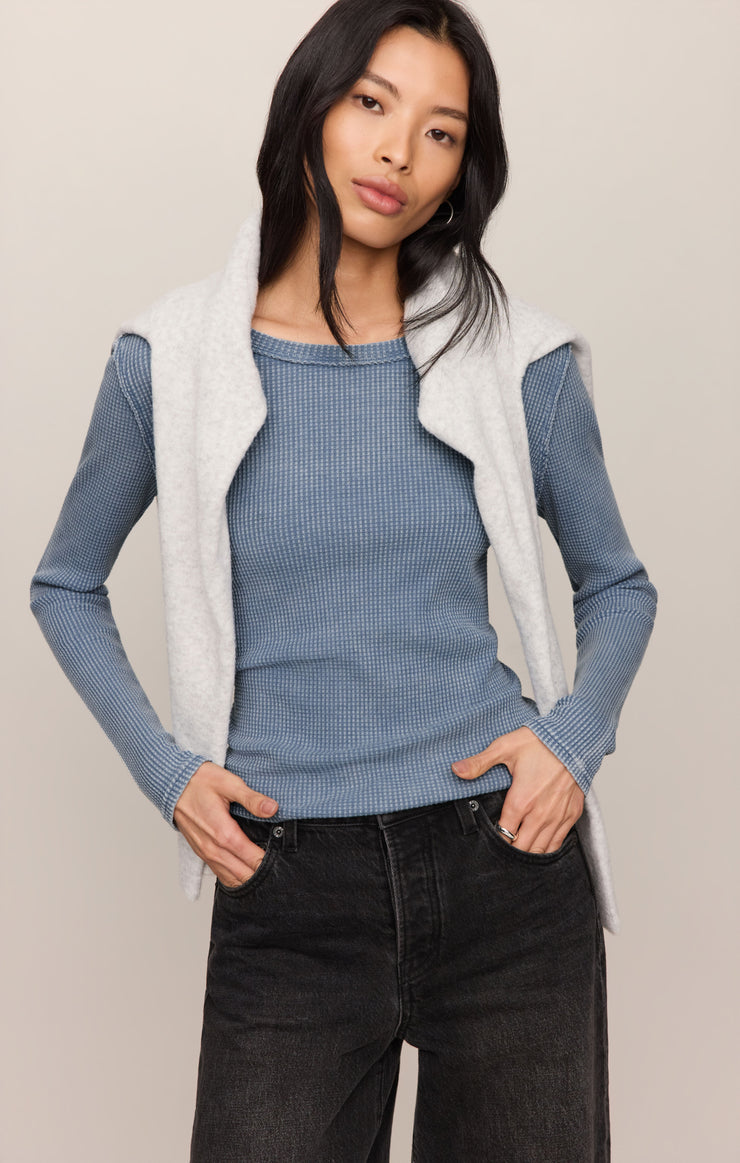 Tops Arlet Mini Thermal Top Mineral Blue