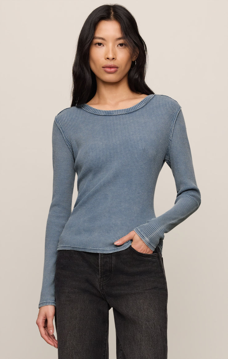 Tops Arlet Mini Thermal Top Mineral Blue