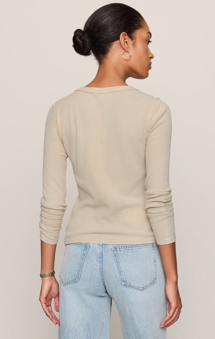 Tops Arlet Mini Thermal Top Soft Ecru