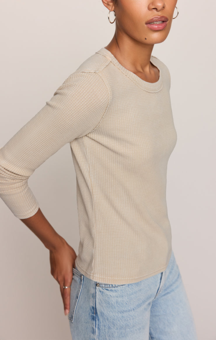 Tops Arlet Mini Thermal Top Soft Ecru