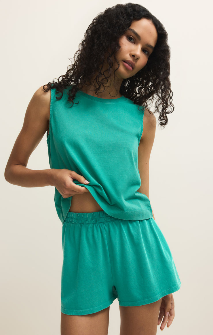 Tops Sloane Cotton Jersey Tank La Palma