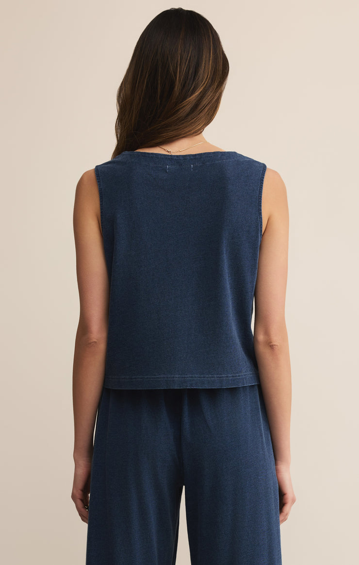 Solace V-Neck Jersey Denim Tank – Z SUPPLY