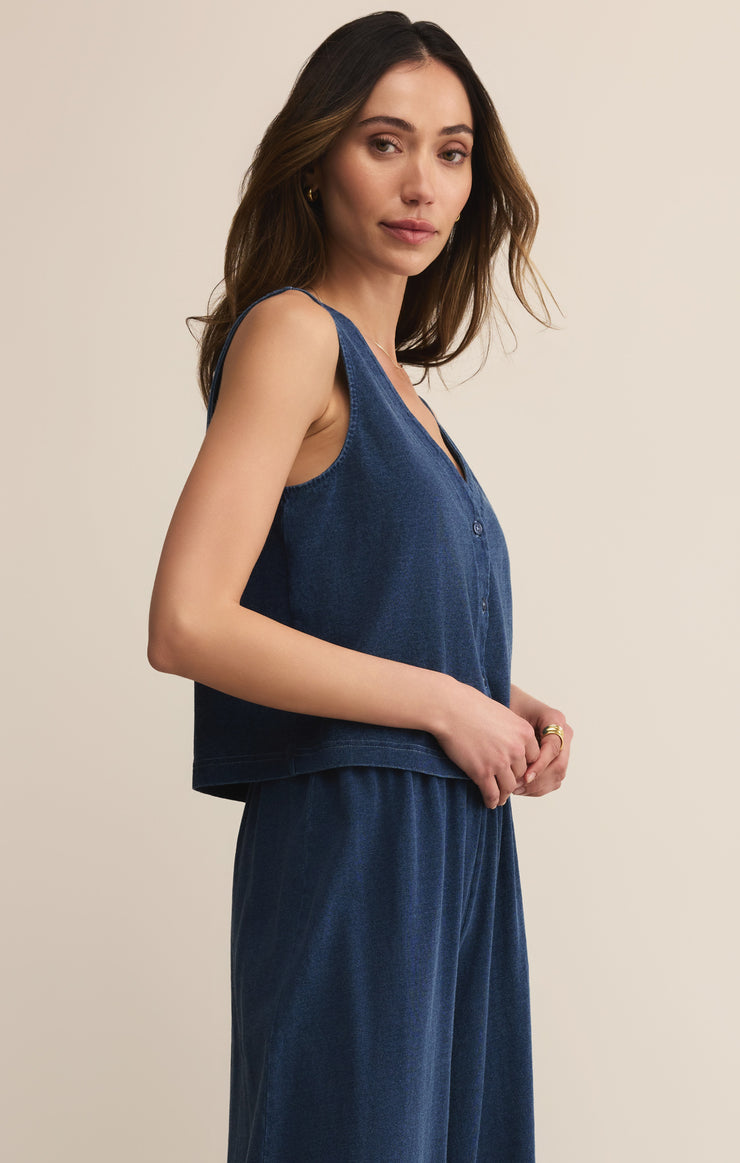 Solace V-Neck Jersey Denim Tank – Z SUPPLY