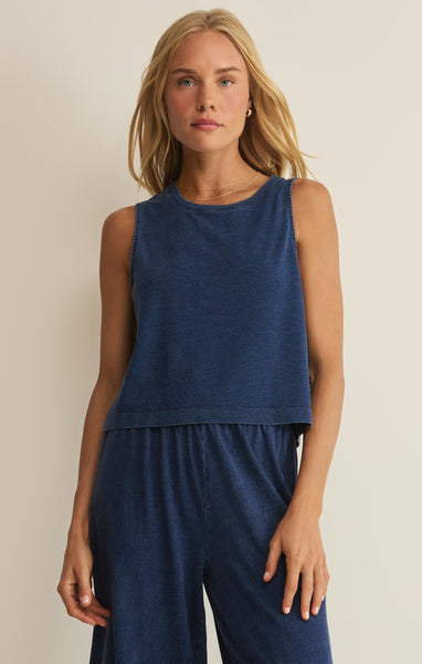 Sloane Jersey Denim Muscle Tank – Z SUPPLY