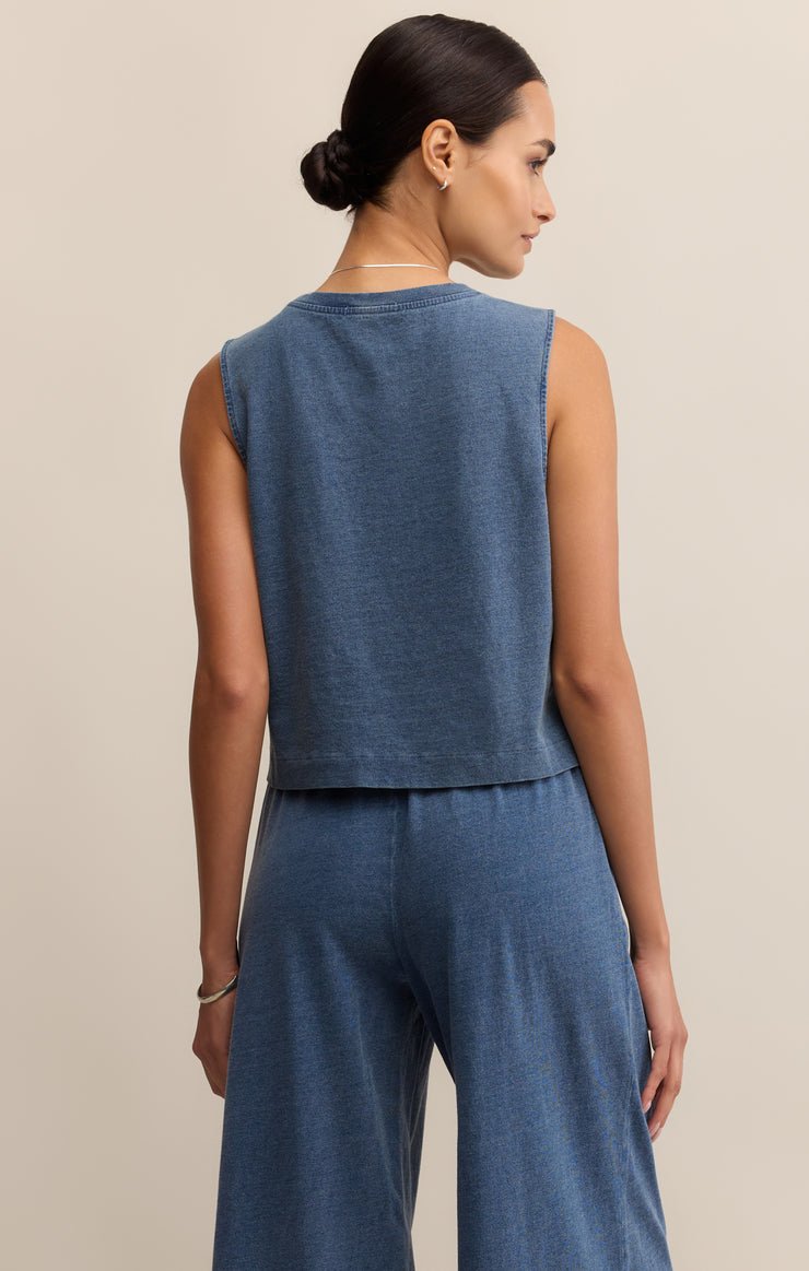 Sloane Jersey Denim Muscle Tank – Z SUPPLY
