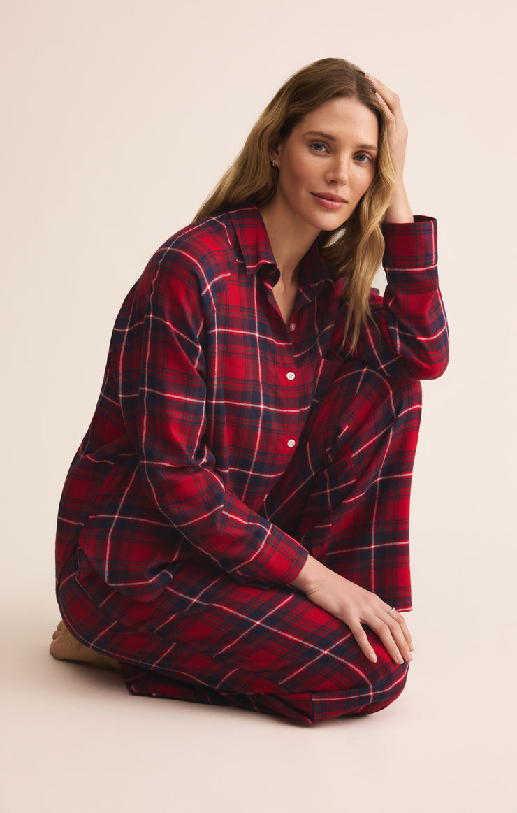 Tops River Plaid Button Up River Plaid Button Up