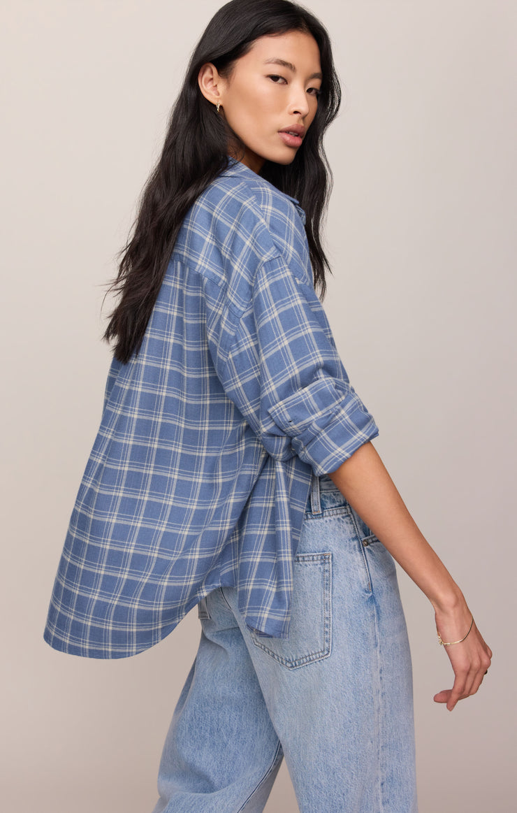 River Plaid Button Up