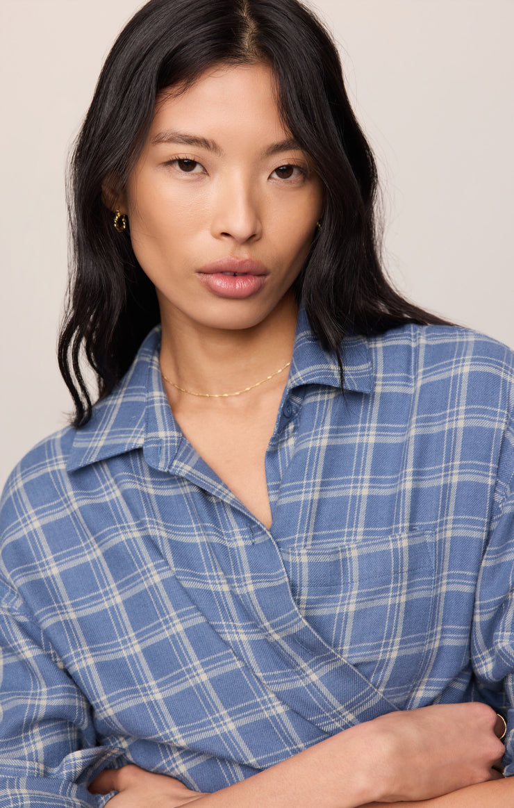 River Plaid Button Up