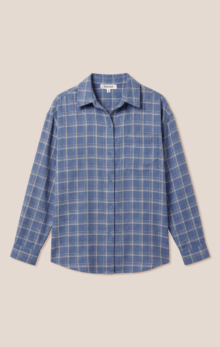 River Plaid Button Up