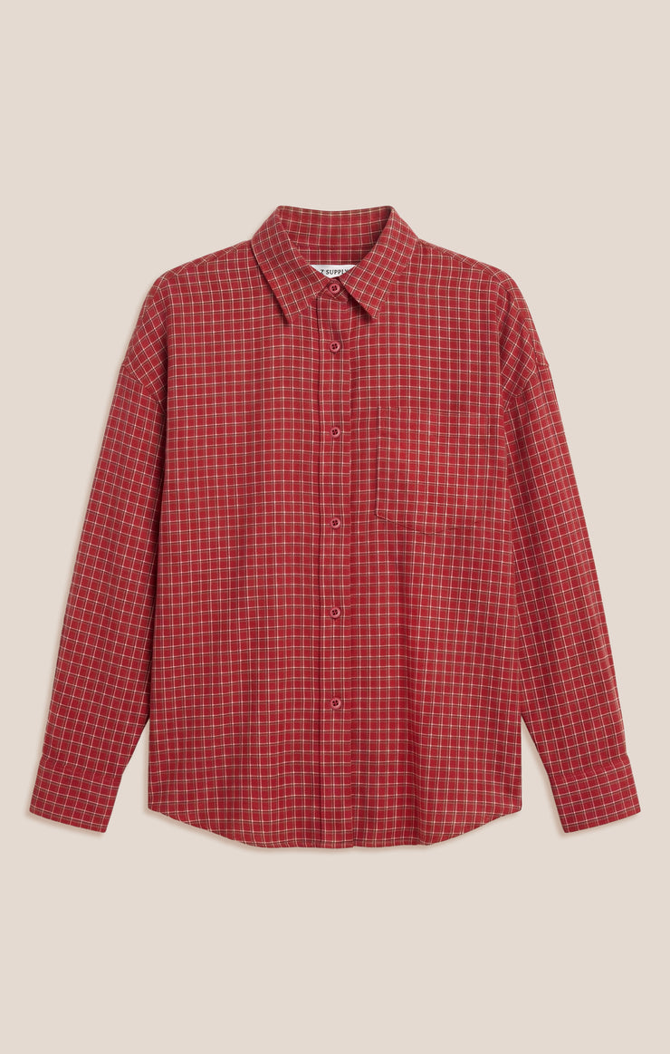 River Plaid Button Up