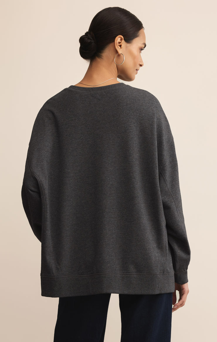 Tops Modern Weekender Sweatshirt Charcoal Heather
