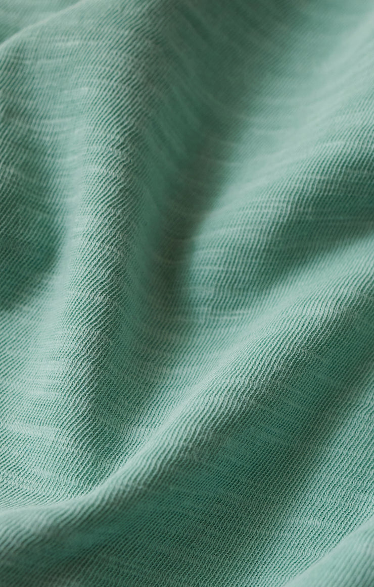 Tops Per Diem Slub Tee Crystal Green