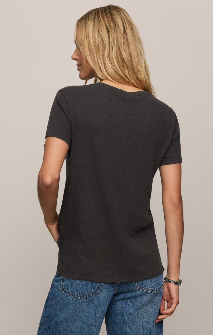 Tops Foundation Premium Slub Tee Black Sand