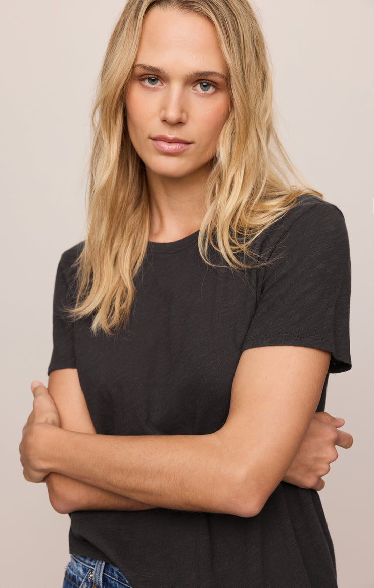 Tops Foundation Premium Slub Tee Black Sand