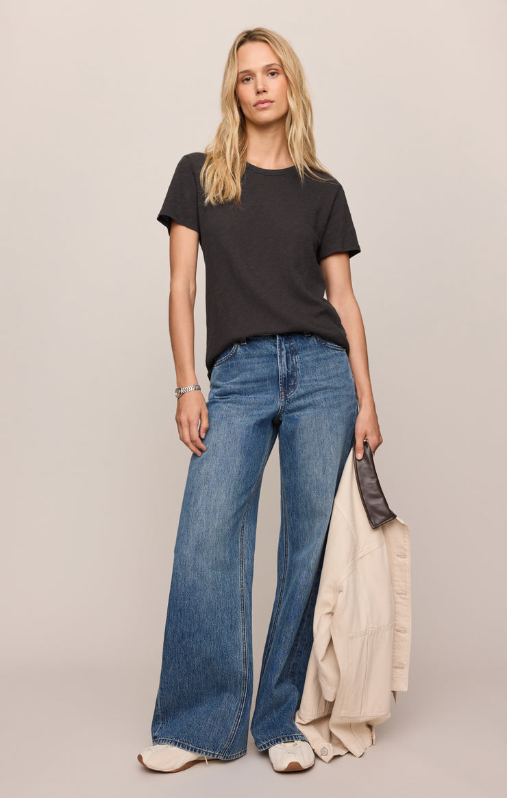 Tops Foundation Premium Slub Tee Black Sand