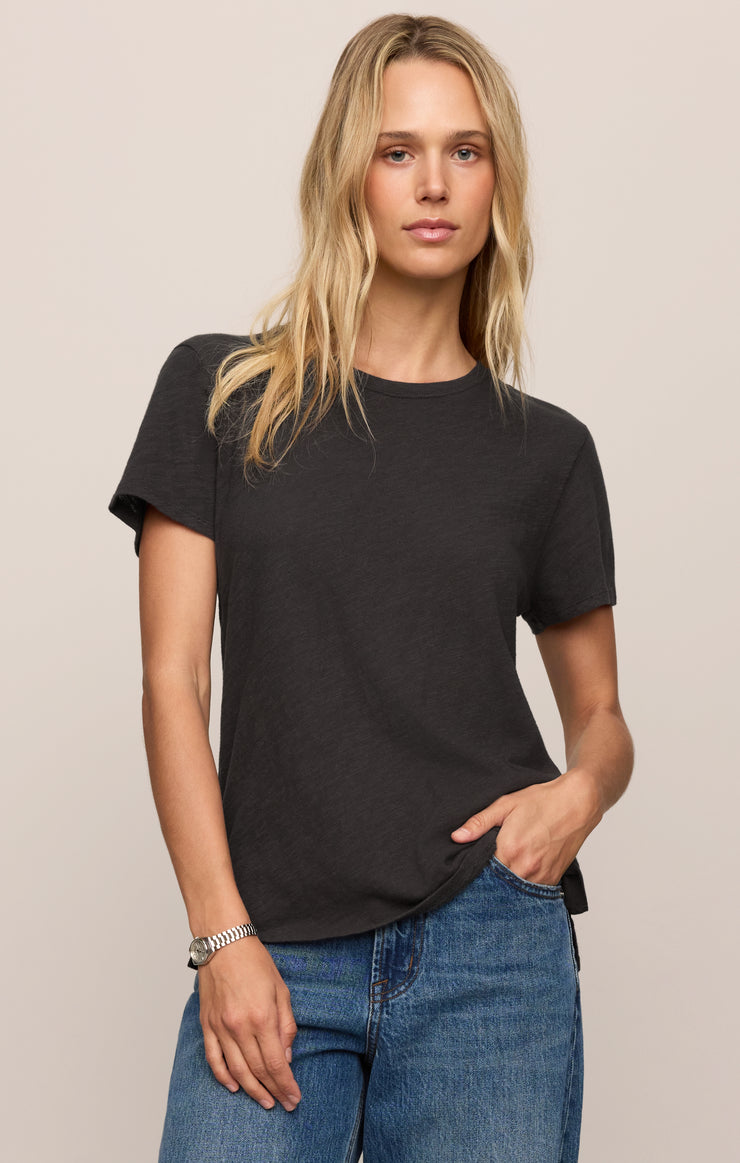 Tops Foundation Premium Slub Tee Black Sand
