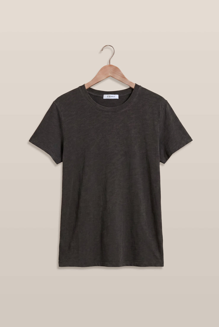 Tops Foundation Slub Tee Black Sand