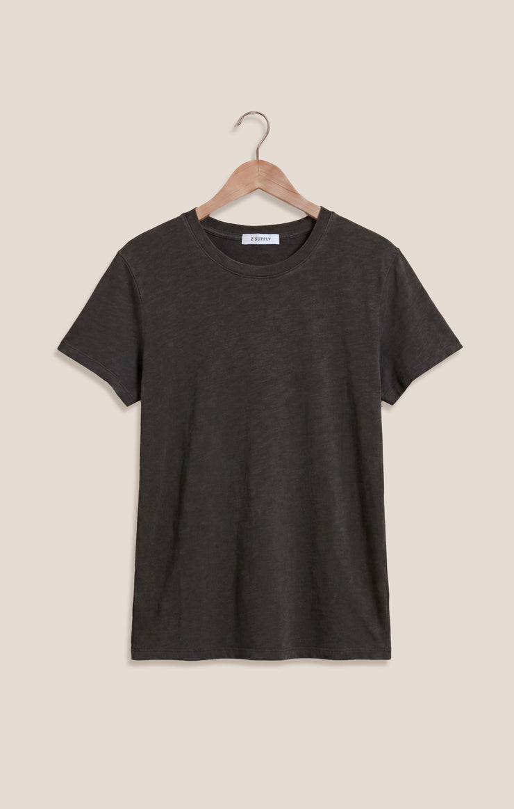 Tops Foundation Slub Tee Black Sand