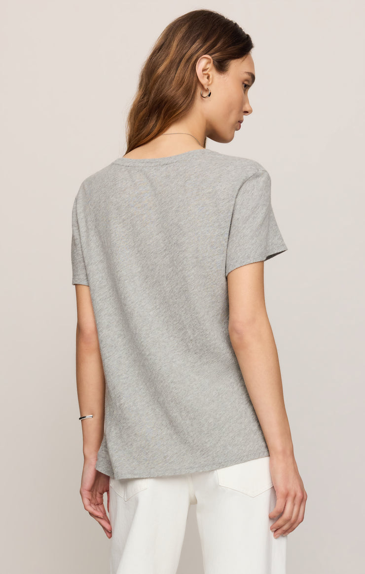 Tops Foundation Premium Slub Tee Classic Heather Grey