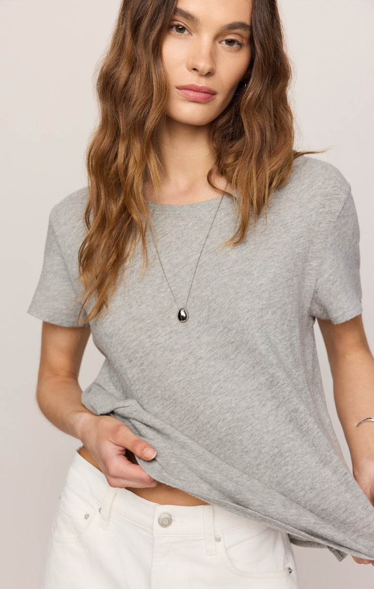 Tops Foundation Premium Slub Tee Classic Heather Grey