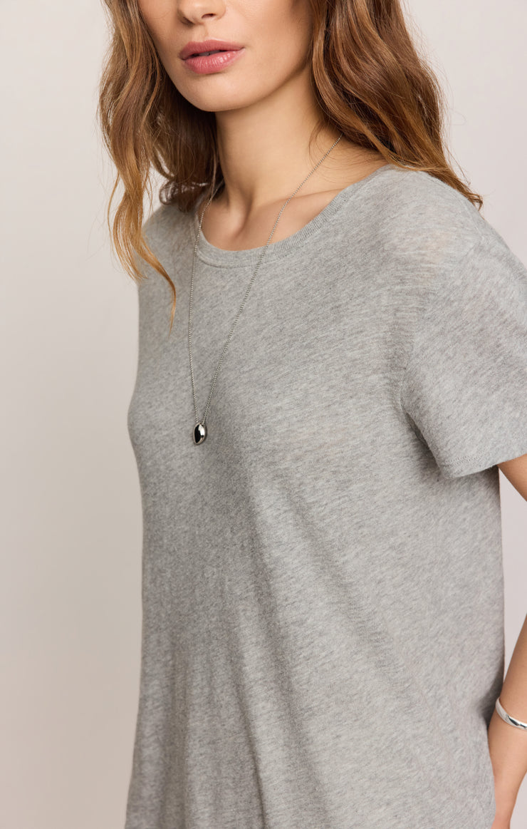 Tops Foundation Premium Slub Tee Classic Heather Grey
