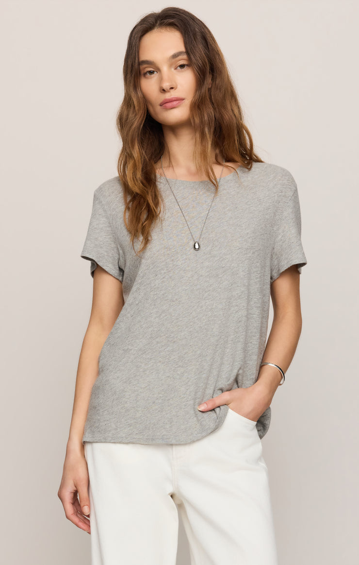Tops Foundation Premium Slub Tee Classic Heather Grey