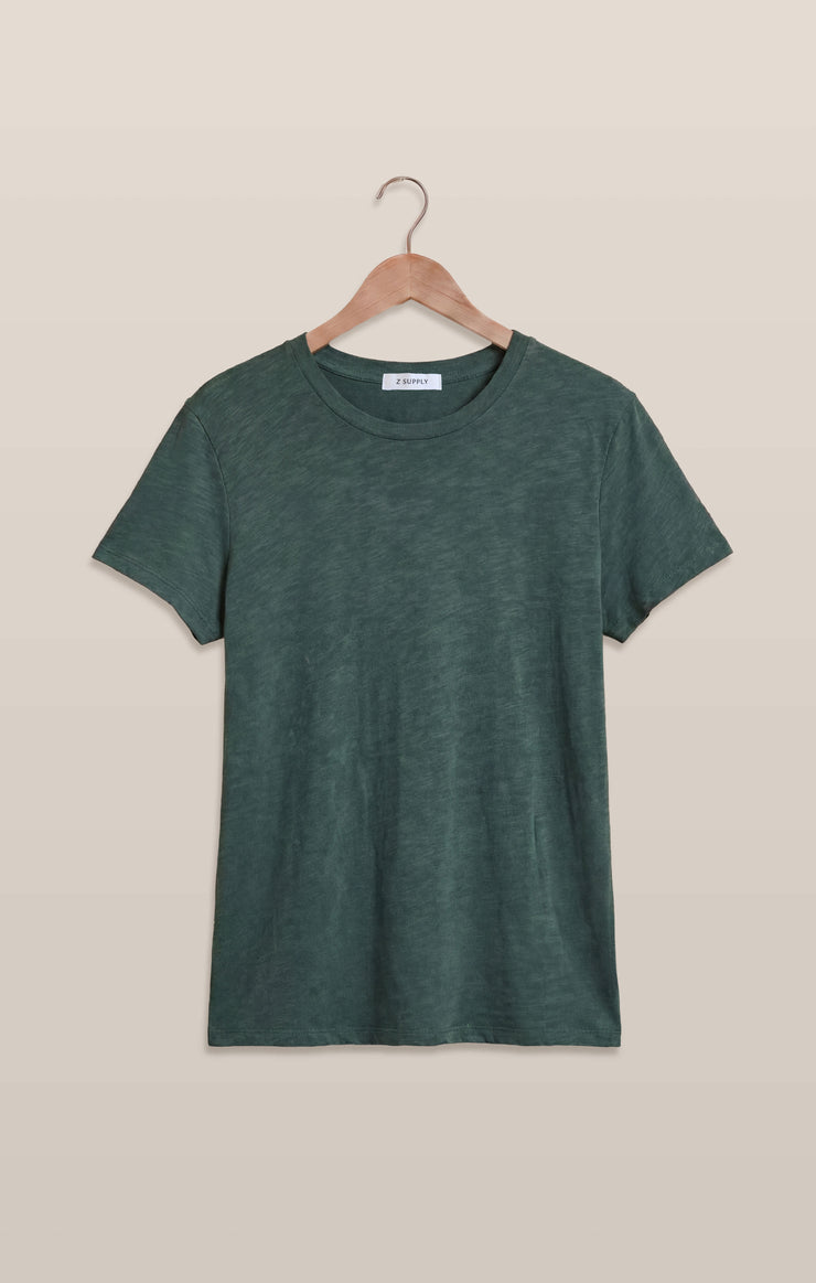 Tops Foundation Slub Tee Emerald Cove