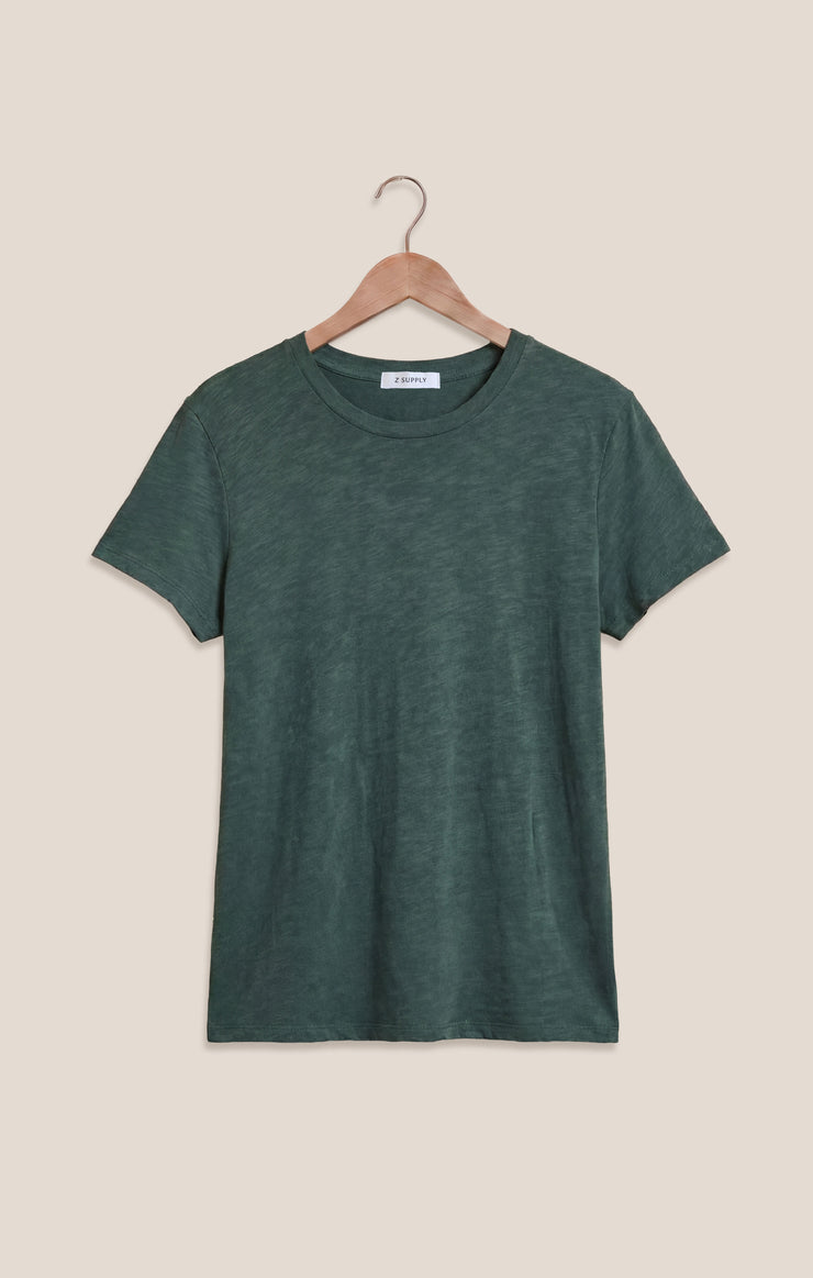 Tops Foundation Slub Tee Emerald Cove