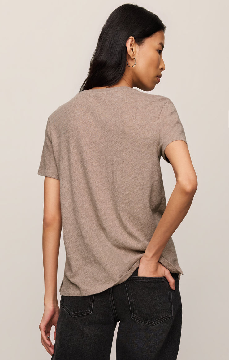Tops Foundation Slub Tee Heather Ash