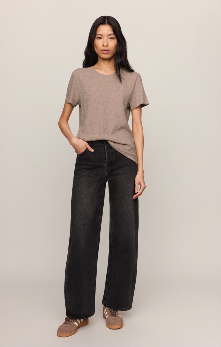 Tops Foundation Slub Tee Heather Ash