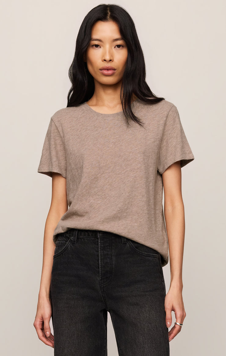 Tops Foundation Slub Tee Heather Ash