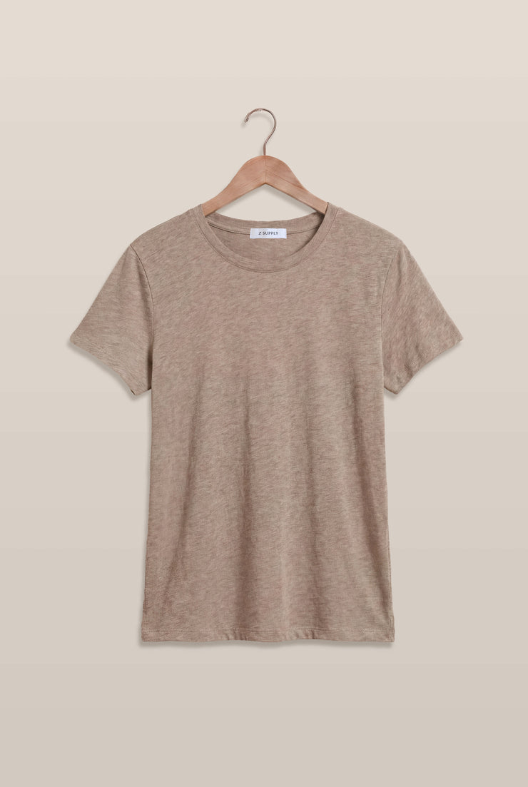 Tops Foundation Slub Tee Heather Ash
