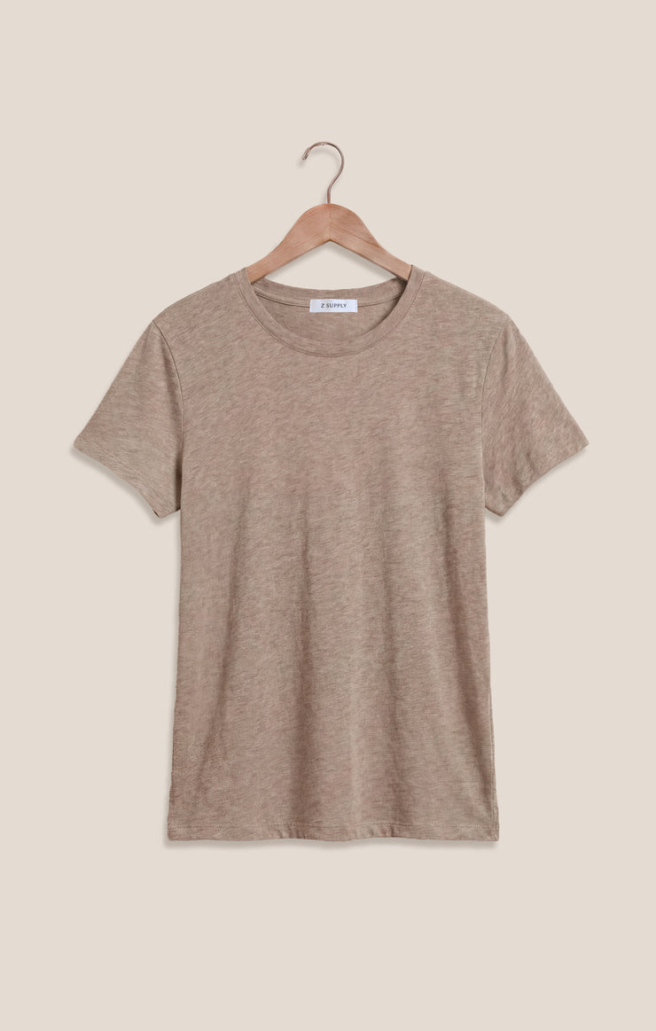 Tops Foundation Slub Tee Heather Ash