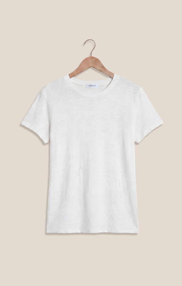 Tops Foundation Slub Tee White