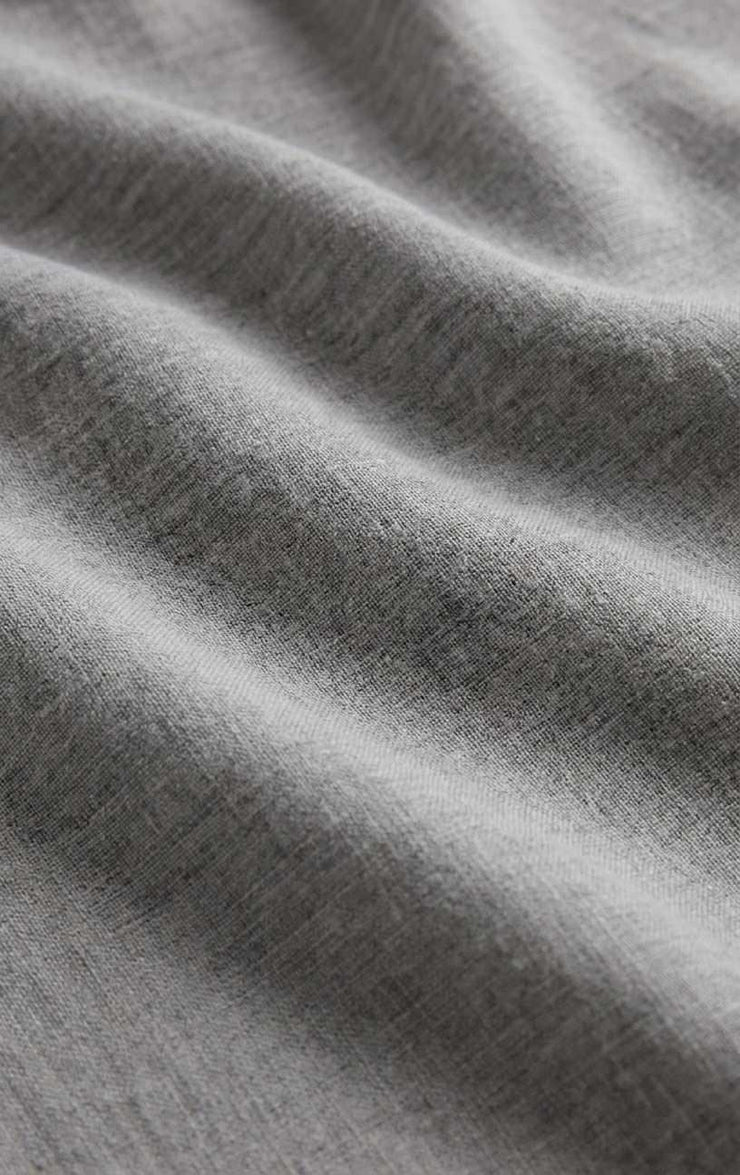 Tops Tourist Airy Knit Jersey Tee Classic Heather Grey